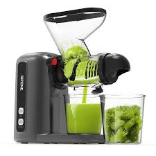 Photo 1 of Masticating Juicer Machines, SiFENE Slow Juicer Machines, Cold Press Juicer, Dual Feed Chute Masticating Juicer, Juice Maker Extractor, Easy to Clean, Quiet Motor & Reverse Function, Brush& Recipes Included MiniGray