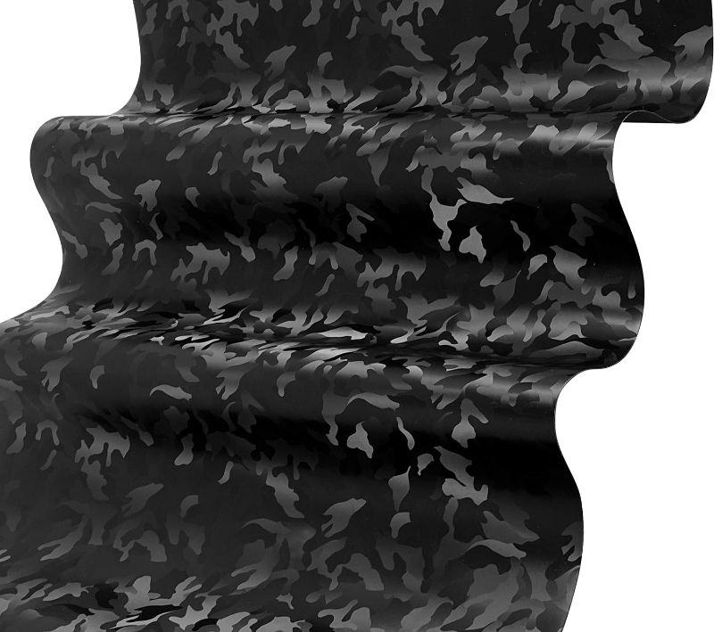 Photo 1 of VViViD+ Stealth Medium Pattern Camouflage Vinyl Wrap Roll (6ft x 5ft, Black)
