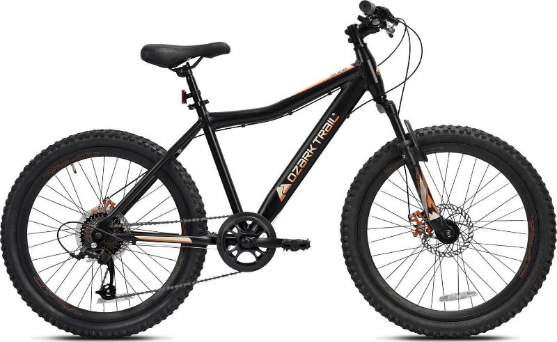 Photo 1 of Ozark Trail 24 Glide Mountain Bike 8 Speed Black Teen Unisex
