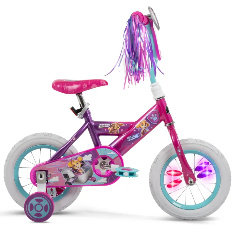 Photo 1 of Paw Patrol 12-inch Girls’ Training Wheel Bike, Ages 3+ Years, Pink, from Huffy

