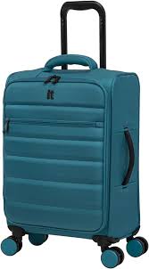 Photo 1 of it luggage Census Softside 8 Wheel Spinner, Teal Sea,