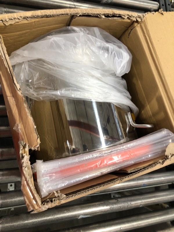 Photo 2 of VEVOR 5 Gallon Vacuum Chamber and 3.5 CFM Pump Kit, Tempered Glass Lid Vacuum Degassing Chamber Kit, Single Stage Vacuum Pump with 250 ml Oil Bottle, for Stabilizing Wood, Degassing Silicones, Epoxies 5 Gal Chamber(Tempered Glass Lid) + Pump