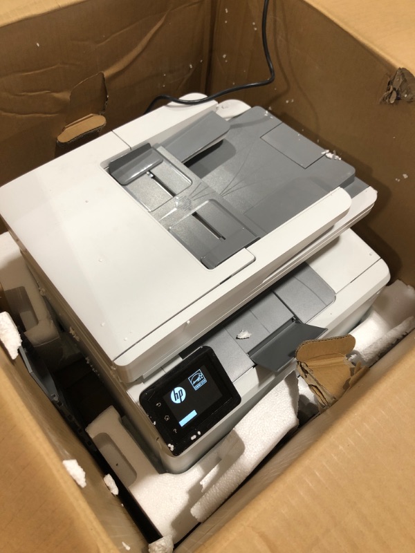 Photo 2 of HP Color LaserJet Pro M283fdw Wireless All-in-One Laser Printer, Remote Mobile Print, Scan & Copy, Duplex Printing, Works with Alexa (7KW75A)