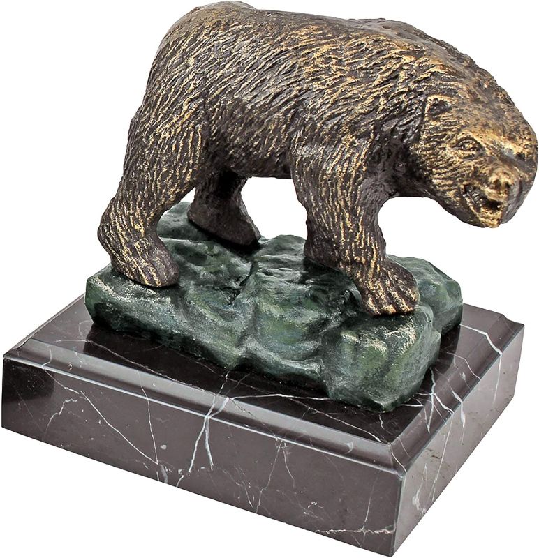 Photo 1 of Design Toscano The Bear of Wall Street Cast Iron Statue
