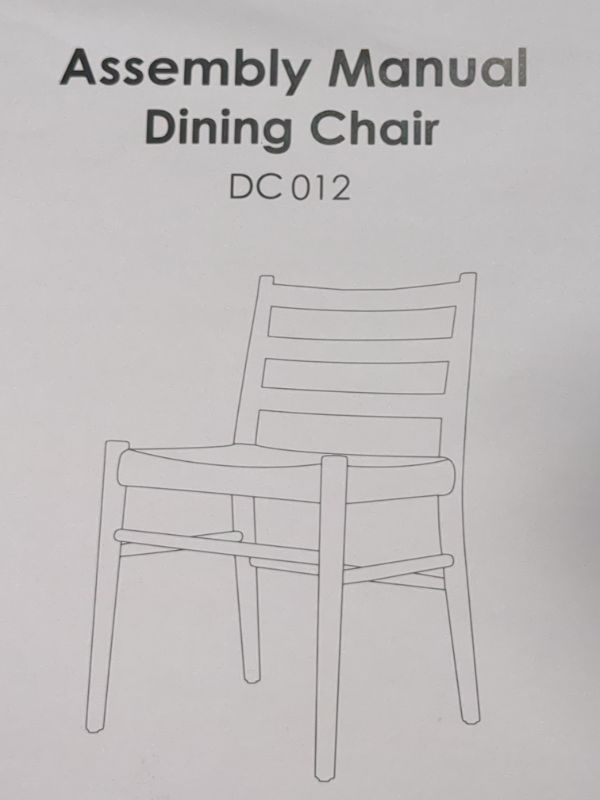Photo 1 of DINING CHAIRS, 2 PACK 
