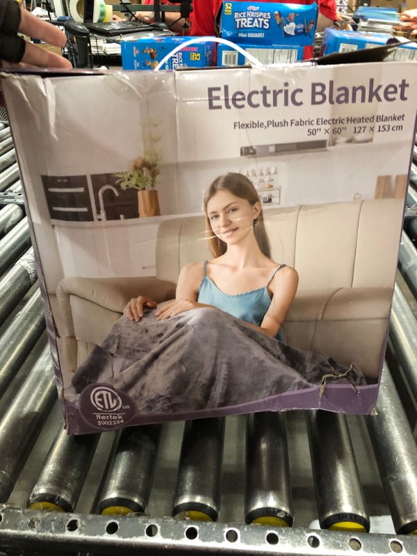 Photo 2 of  Mlivrom Electric Heated Throw Blanket