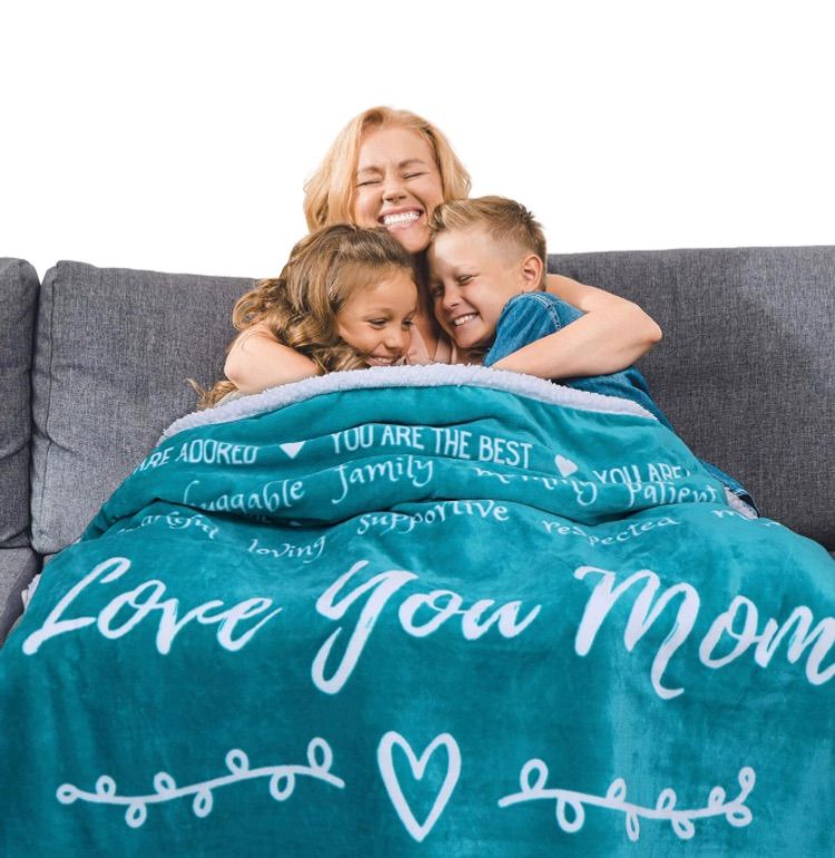 Photo 1 of FILO ESTILO Mom Blanket, Mothers Day Blanket, 60 x 50"