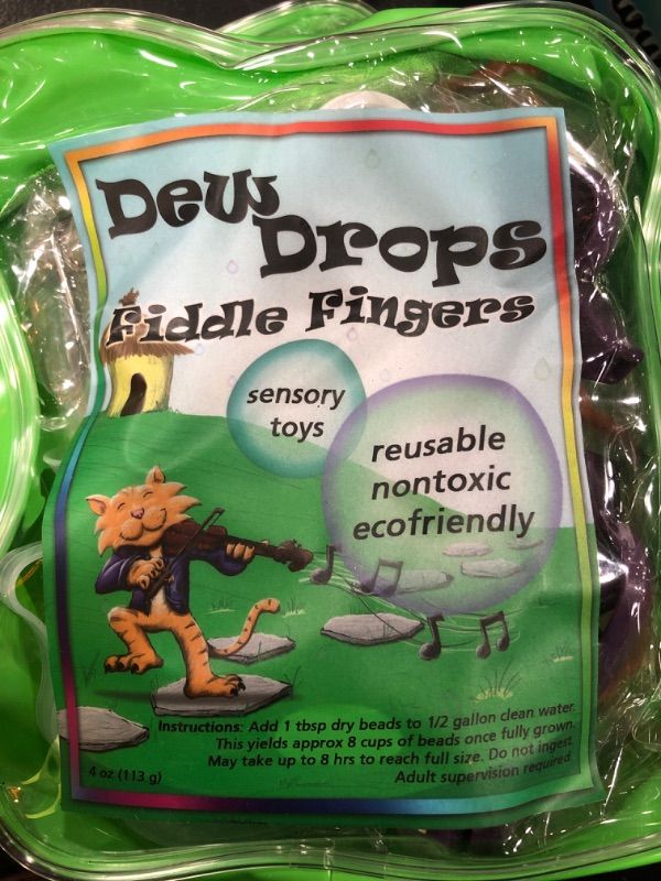 Photo 1 of Dew Drops Fiddle Fingers sensory toys reusable nontoxic ecofriendly