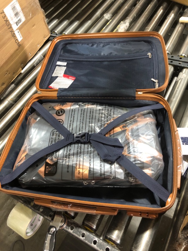 Photo 2 of Coolife Suitcase Set 3 Piece Luggage Set Carry On Travel Luggage TSA Lock Spinner Wheels Hardshell Lightweight Luggage Set(Black, 3 piece set (BP/TB/20)) Black 3 piece set (BP/TB/20)