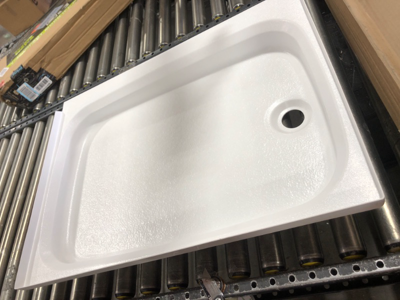 Photo 2 of Lippert Components Shower Pan with Left Drain; 24" x 36" (Parchment)
