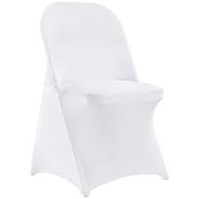 Photo 1 of White Stretch Spandex Chair Covers 