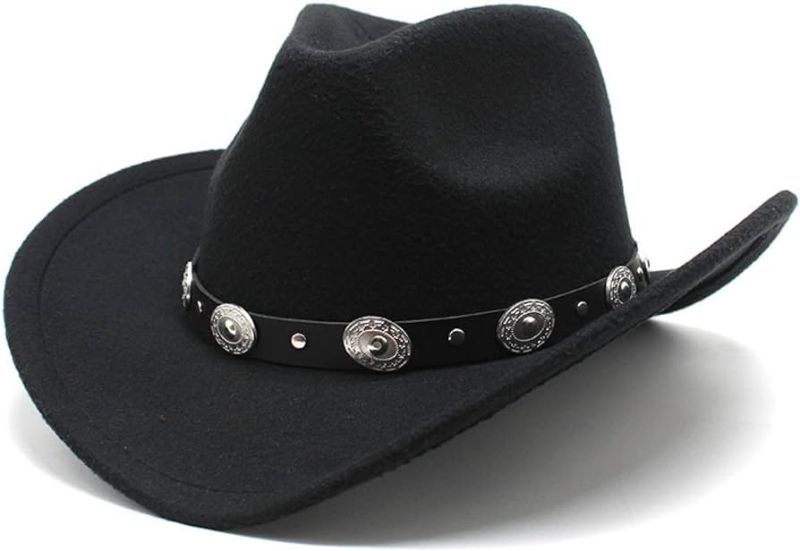 Photo 1 of Men's Western Cowboy hat (Black)