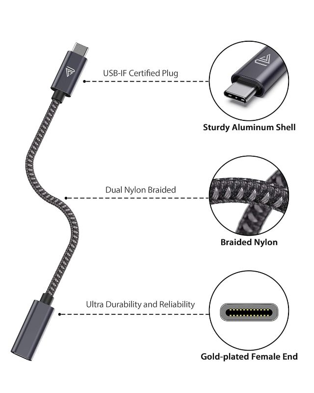 Photo 2 of Faracent Type C Extension Cable