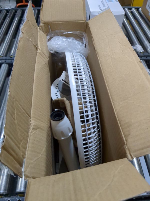 Photo 2 of 16” Oscillating Pedestal Fan, 3-speed Options, 90-Degree Oscillating Head, Adjustable Height and Tilt, Powerful Air Flow, White, MTSP15-16AZ