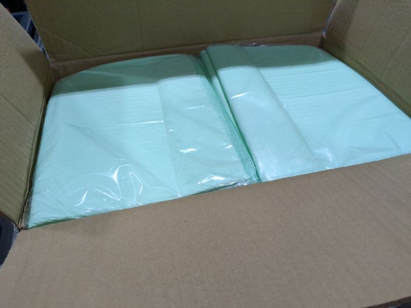 Photo 2 of Protection Plus Polymer Disposable Underpads, 36" X 36", Green, 5 per Bag, Case of 10 Bags
