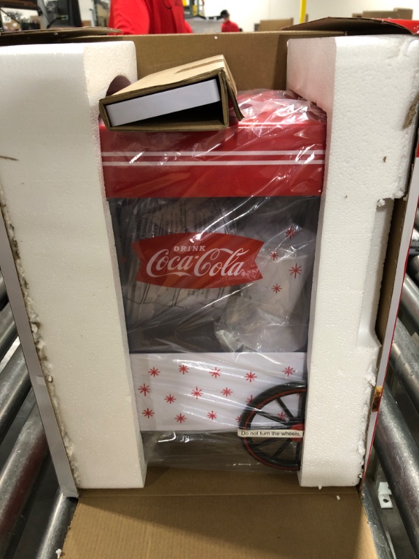 Photo 2 of Nostalgia SCM550COKE Coca-Cola Countertop Snow Cone Maker Makes 20 Icy Treats, Includes 2 Reusable Plastic Cups 