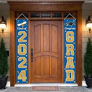 Photo 1 of  Banners, Porch Hanging Flags Banner - Class of Congratulations 2024