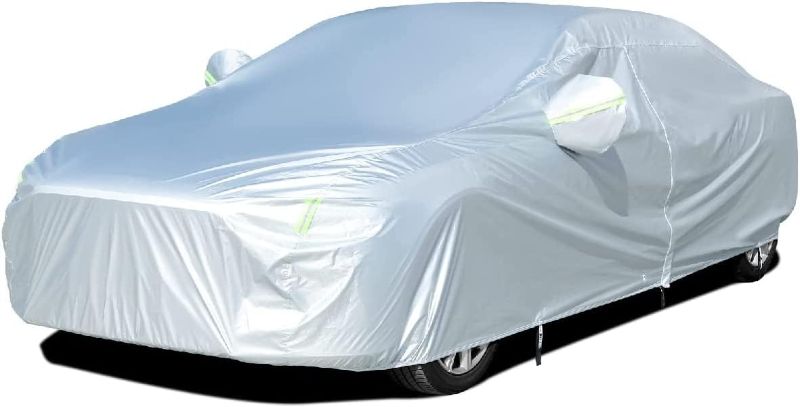 Photo 1 of Tecoom Car Cover Waterproof All Weather for Automobiles, Light Shell Waterproof UV-Proof Windproof