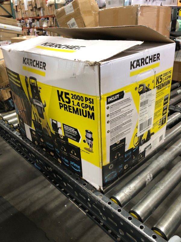 Photo 4 of Karcher K 5 Premium 2000 PSI 1.4 GPM Electric Power Induction Pressure Washer with Vario Power & Dirtblaster Spray Wands