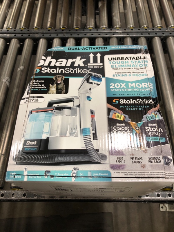 Photo 3 of Shark PX201 StainStriker Portable Carpet & Upholstery Cleaner, Spot, Stain, & Odor Eliminator, 3 Attachments, Perfect for Pets