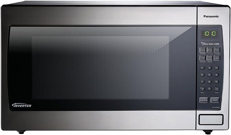 Photo 1 of Panasonic Microwave Oven & Microwave Oven NN-SN966S Stainless Steel Countertop/Built-In with Inverter Technology and Genius Sensor, 2.2 Cubic Foot, 1250W