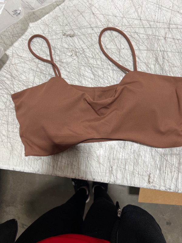 Photo 1 of Brown bathing suit top size M