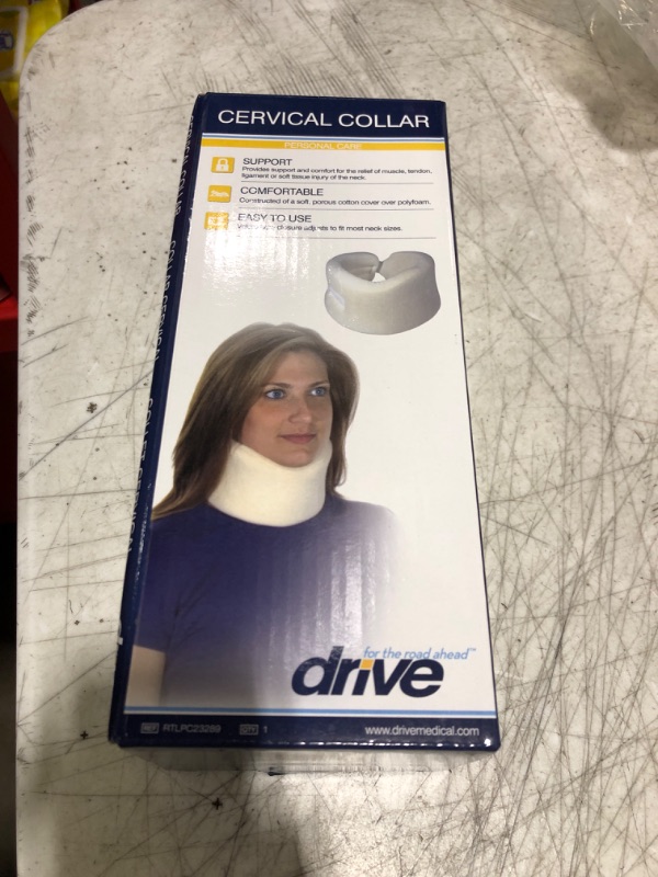 Photo 2 of Drive Medical Cervical Collar, White