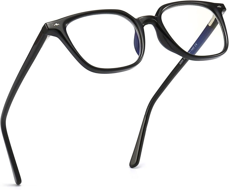 Photo 1 of SANHOOPOLO 2 Pack Reading Glasses Spring Hinges for Men and Women Glasses for the elderly readers for women/men (Black+Black 2 pay, 1.00, diopters)