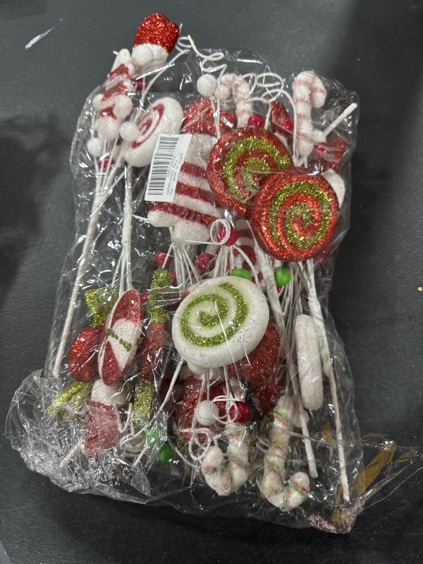 Photo 1 of 8PC CHRISTMAS CANDY DECORATIONS 