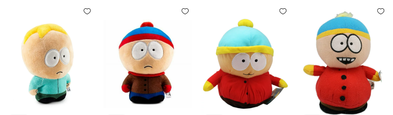 Photo 1 of South Park Plush Toys in Toys 4
