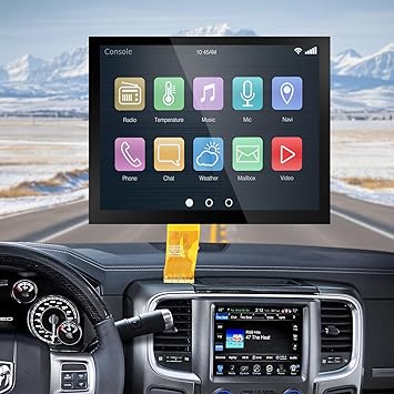 Photo 1 of 8.4" Uconnect 4C UAQ LCD Monitor Touch-Screen,17-21 Replacement Radio Navigation New OEM Replacement Fit for Dodge RAM Jeep Chrysler 2017&up…
