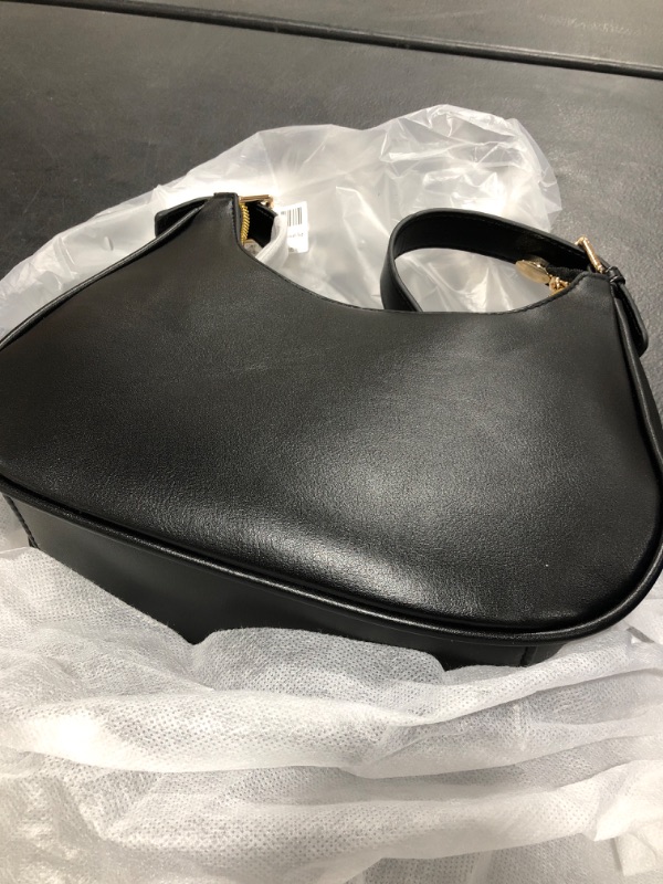 Photo 1 of Black Leather Bag