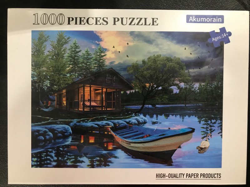 Photo 1 of 1000 Piece Puzzle,Jigsaw Puzzles 1000 Pieces 1000 Piece Adult Children Puzzles Suitable for Adults Children (D0004 1000PCS, 1000 PCS)