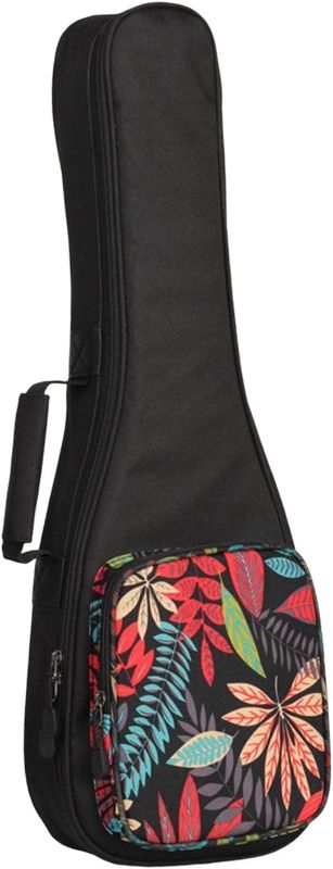 Photo 1 of Colaxi Portable Ukulele Bag with Pouch,Musical Instrument Case,Adjustable Straps, 31inch Ukulele Gig Bag for Sheet, Music Capo,Books Documents Tuner, Style A