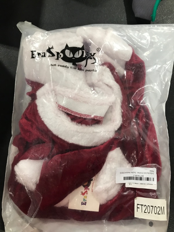 Photo 2 of EraSpooky Girls Christmas Santa Claus Costume Dress Suit Medium