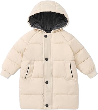 Photo 1 of PATPAT Girls Boys Kids Toddler Winter Coats Puffer Ski Jacket Canada Weather Gear For Girls Solid 5-6 YRS