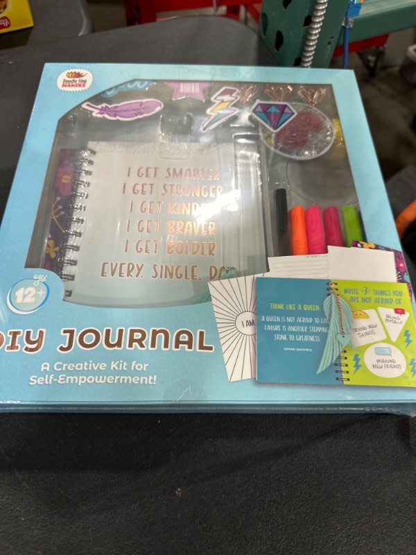 Photo 2 of DIY Journal Kit for Girls-Journal for Girls, Teens, Tween-Gifts for Teen Girls 8-14 Years Old-Cool Birthday Gifts for Girls-Stationery Set, Scrapbook & Diary Supplies Set, Journaling Art Crafts Kit Empowerment Journal Kits