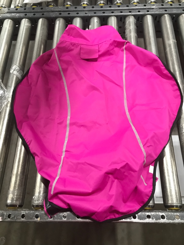 Photo 2 of Mile High Life | Dog Raincoat | Adjustable Water Proof Pet Clothes | Lightweight Rain Jacket (L)