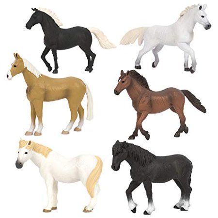 Photo 1 of Terra by Battat - Horses Set - Detailed Miniature Horse Toys with Toy Mustang 