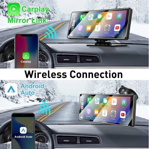 Photo 1 of ESSGOO 10.3" car radio Portable monitor Apple Carplay Android Auto
