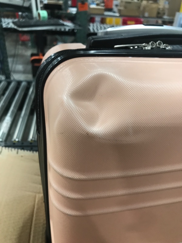 Photo 3 of Travelers Club Richmond Spinner Luggage, Rose Gold, Carry-On 20-Inch Carry-On