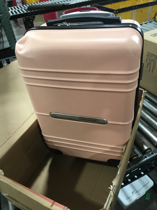 Photo 2 of Travelers Club Richmond Spinner Luggage, Rose Gold, Carry-On 20-Inch Carry-On
