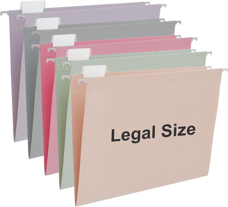 Photo 1 of Y YOMA Legal Size - 25 Pack Colored Hanging File Folders