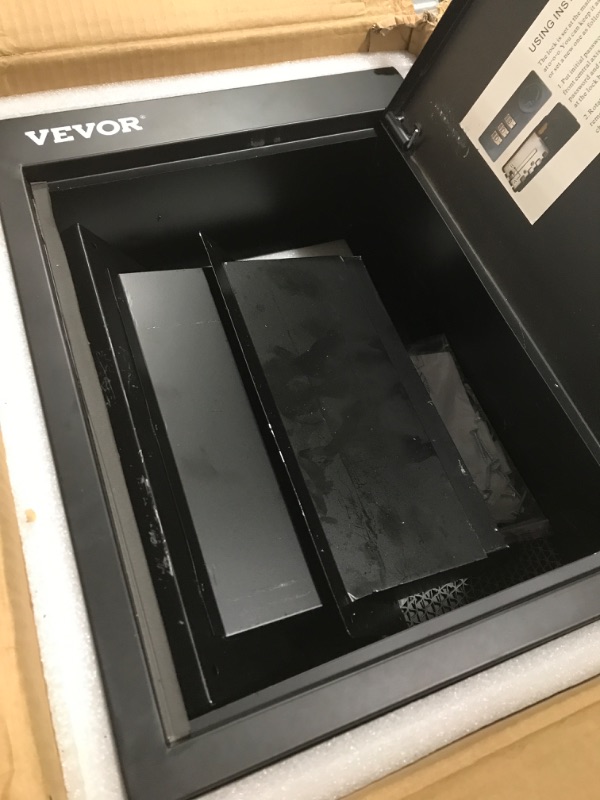 Photo 3 of VEVOR Through The Wall Drop Box, 12.5''x6.3''x16.9'' Mail Drop Box w/Adjustable Chute, Deposit Drop Box 