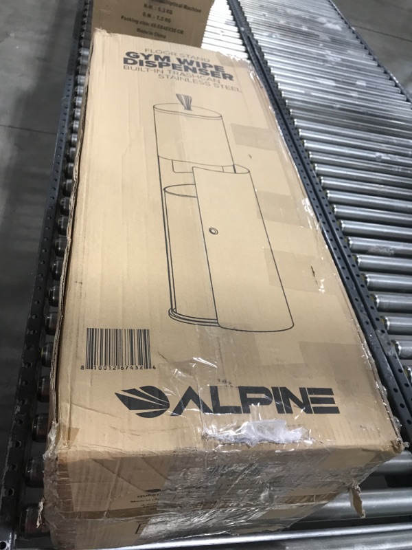 Photo 4 of Alpine Floor Stand Gym Wipe Dispenser