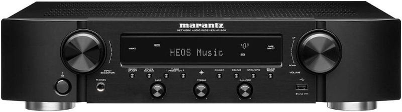 Photo 1 of Marantz NR1200 AV Receiver (2019 Model), 2-Channel Home Theater Amp, Wi-Fi, Bluetooth, Heos + Alexa, Immersive Audio, Auto Low Latency Mode, Smart Home Automation
