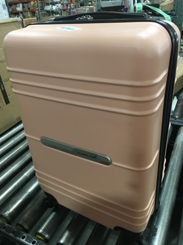 Photo 2 of Travelers Club Richmond Hardside 20" Rolling Carry-on Luggage - Rose Gold
