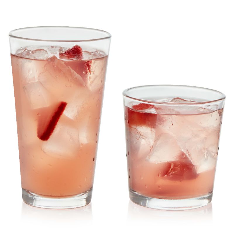 Photo 1 of Libbey Flare 16-Piece Tumbler and Rocks Glass Set
