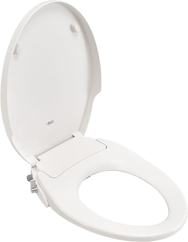 Photo 1 of American Standard 5900A05G.020 Aqua Wash Non-Electric Bidet Seat for Elongated Toilets, 14.9 in Wide x 3.6 in Tall x 21.1 in Deep, White
