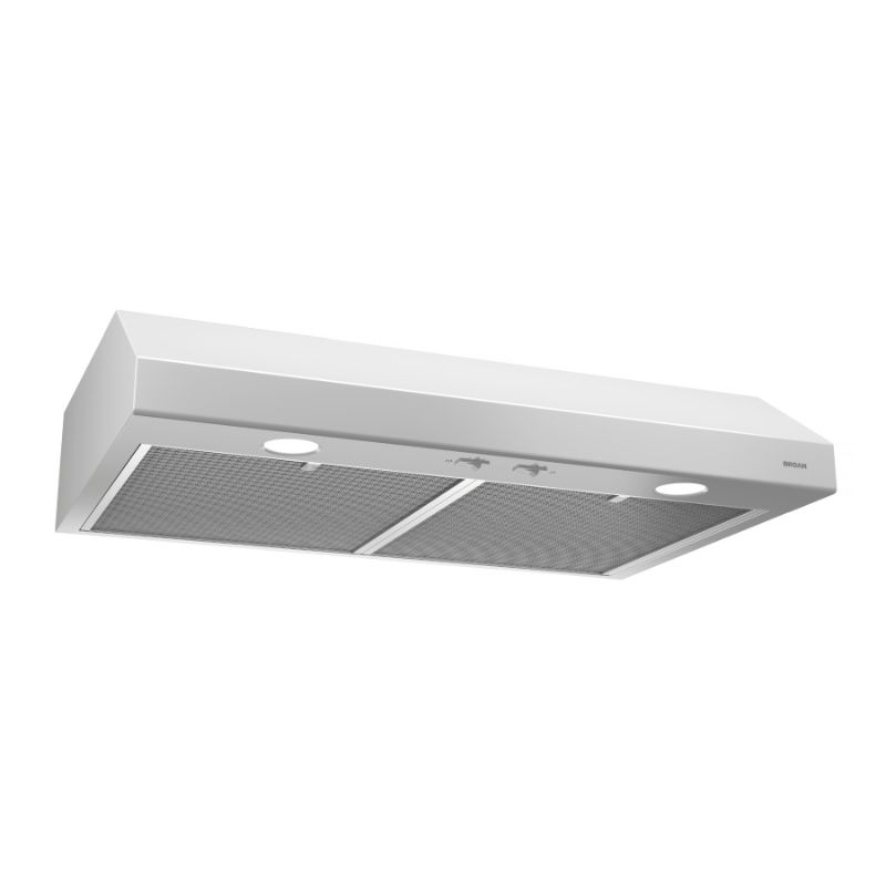 Photo 1 of 235159 30 in. Glacier Series Under Cabinet Convertible Hood, White
